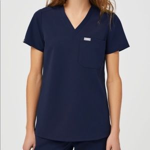 FIGS Catarina One Pocket Scrub Top- Navy XXL